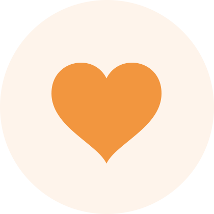 A heart-shaped icon.