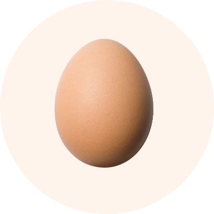 An unadorned, brown, oval-shaped object with a smooth surface.