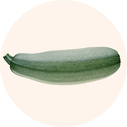 A zucchini.